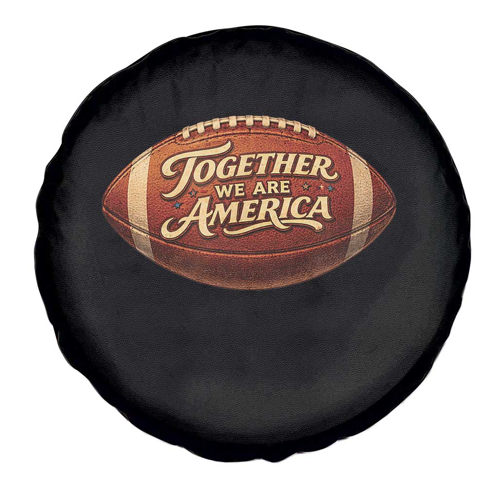 Together We Are America Spare Tire Cover Bold Statement Unity Bunny Inspirational Quote