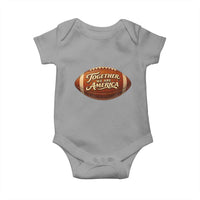 Together We Are America Baby Onesie Bold Statement Unity Bunny Inspirational Quote