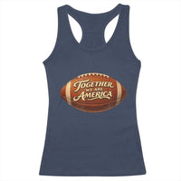 Together We Are America Racerback Tank Top Bold Statement Unity Bunny Inspirational Quote