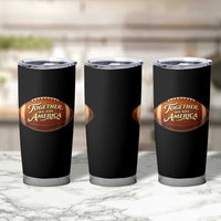Together We Are America Tumbler Cup Bold Statement Unity Bunny Inspirational Quote
