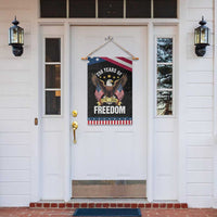 America 250th Anniversary 1776 2026 Patriotic Bald Eagle Garden Flag 250 Years of Freedom 4th of July Independence Celebration