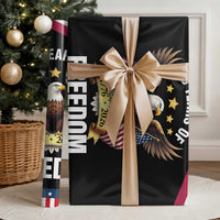 America 250th Anniversary 1776 2026 Patriotic Bald Eagle Wrapping Paper Roll 250 Years of Freedom 4th of July Independence Celebration