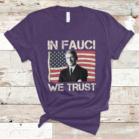 In Fauci We Trust Tee Shirt - Trust Science Not Morons T-Shirt - Wonder Print Shop