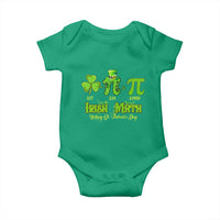 Funny Teacher St Patricks Day Baby Onesie Irish Math 3.14 Pi Shamrock Teacher Happy  Day