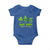 Funny Teacher St Patricks Day Baby Onesie Irish Math 3.14 Pi Shamrock Teacher Happy  Day