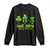 Funny Teacher St Patricks Day Long Sleeve Shirt Irish Math 3.14 Pi Shamrock Teacher Happy  Day