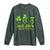 Funny Teacher St Patricks Day Long Sleeve Shirt Irish Math 3.14 Pi Shamrock Teacher Happy  Day