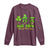 Funny Teacher St Patricks Day Long Sleeve Shirt Irish Math 3.14 Pi Shamrock Teacher Happy  Day