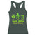 Funny Teacher St Patricks Day Racerback Tank Top Irish Math 3.14 Pi Shamrock Teacher Happy  Day