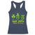 Funny Teacher St Patricks Day Racerback Tank Top Irish Math 3.14 Pi Shamrock Teacher Happy  Day