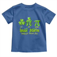 Funny Teacher St Patricks Day Toddler T Shirt Irish Math 3.14 Pi Shamrock Teacher Happy  Day