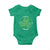 Funny Teacher St Patricks Day Baby Onesie Pi Day 3.14 Irish Funny Pirish Math Number Pi