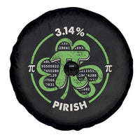 Funny Teacher St Patricks Day Spare Tire Cover Pi Day 3.14 Irish Funny Pirish Math Number Pi