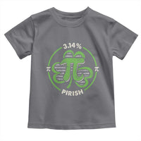 Funny Teacher St Patricks Day Toddler T Shirt Pi Day 3.14 Irish Funny Pirish Math Number Pi