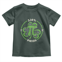 Funny Teacher St Patricks Day Toddler T Shirt Pi Day 3.14 Irish Funny Pirish Math Number Pi