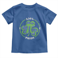 Funny Teacher St Patricks Day Toddler T Shirt Pi Day 3.14 Irish Funny Pirish Math Number Pi