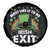 Funny St Patricks Day Drinking Spare Tire Cover Most Likely To Do Irish Exit Leprechaun Hat Rainbow
