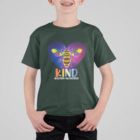 Autism Awareness Be Kind Bee Puzzle Autistic Care Support Kid T-Shirt - Wonder Print Shop
