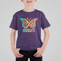 Choose To Include Autism Acceptance Spectrum Neurodiversity Kid T-Shirt - Wonder Print Shop