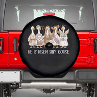 Funny Christian Easter He Is Risen Silly Goose Spare Tire Cover Cute Faith-Based Geese Parody Gift with Jesus