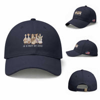 Funny Christian Easter He Is Risen Silly Goose Baseball Cap Cute Faith-Based Geese Parody Gift with Jesus