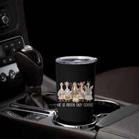 Funny Christian Easter He Is Risen Silly Goose Tumbler Cup Cute Faith-Based Geese Parody Gift with Jesus