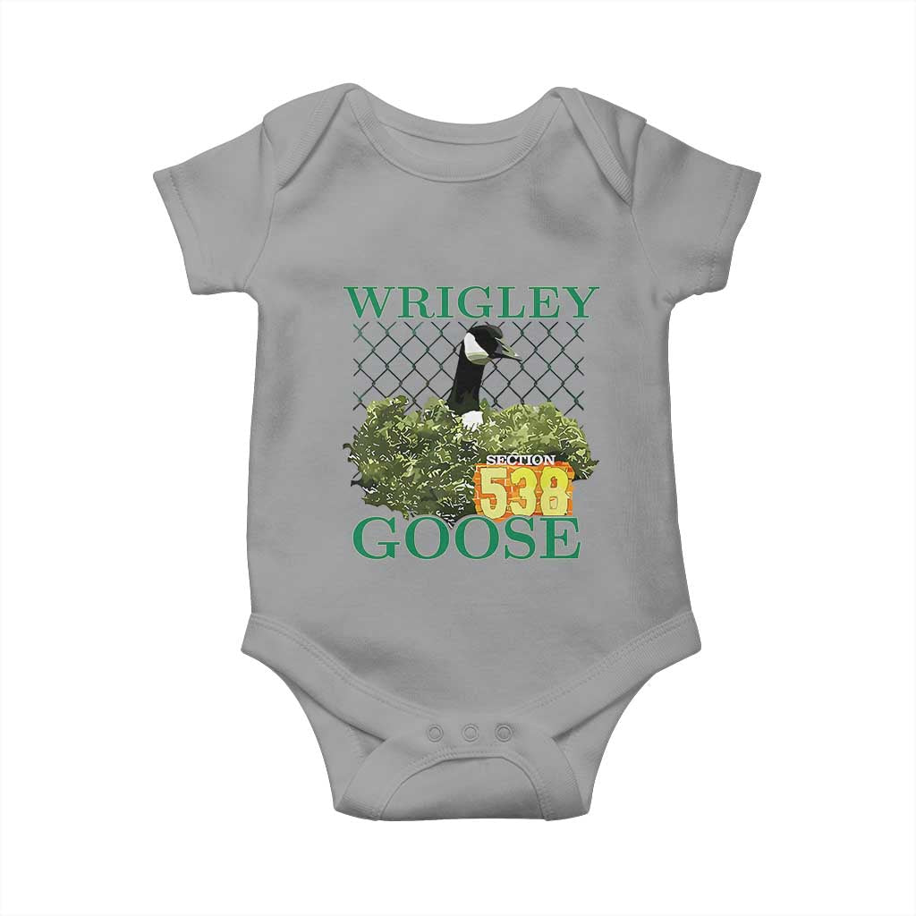 Funny Wrigley Goose Baby Onesie Section 538 Chicago