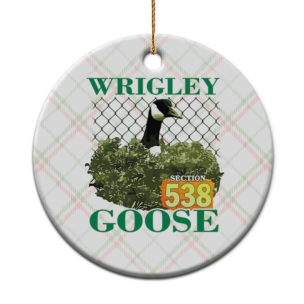 Funny Wrigley Goose Ceramic Ornament Section 538 Chicago - Wonder Print Shop