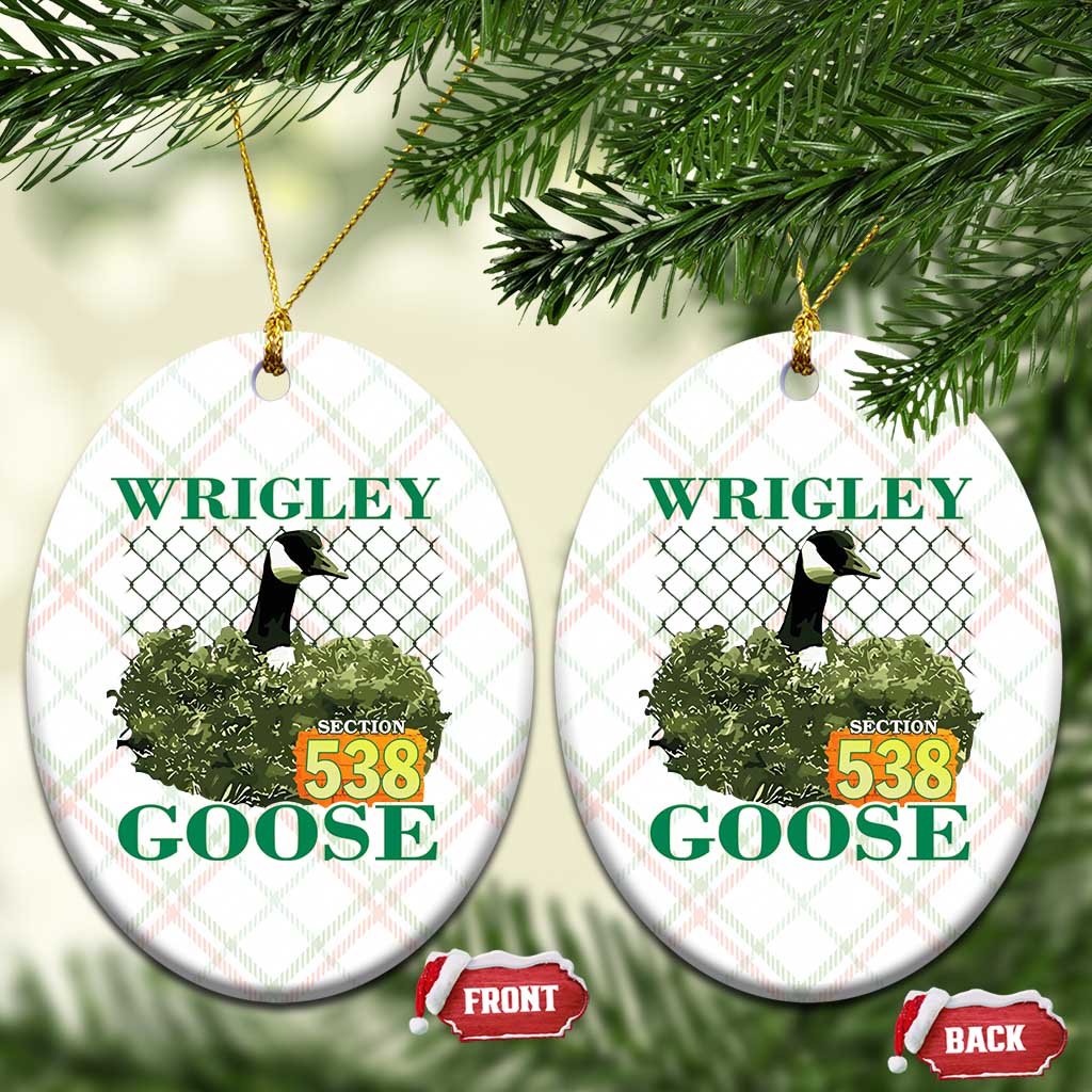 Funny Wrigley Goose Ceramic Ornament Section 538 Chicago - Wonder Print Shop