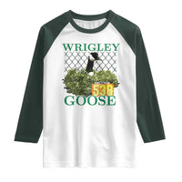 Funny Wrigley Goose Raglan Shirt Section 538 Chicago