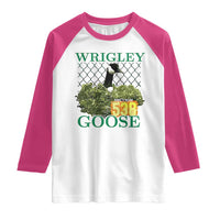 Funny Wrigley Goose Raglan Shirt Section 538 Chicago