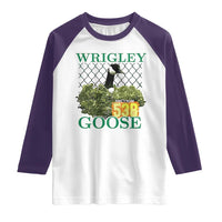 Funny Wrigley Goose Raglan Shirt Section 538 Chicago