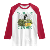 Funny Wrigley Goose Raglan Shirt Section 538 Chicago