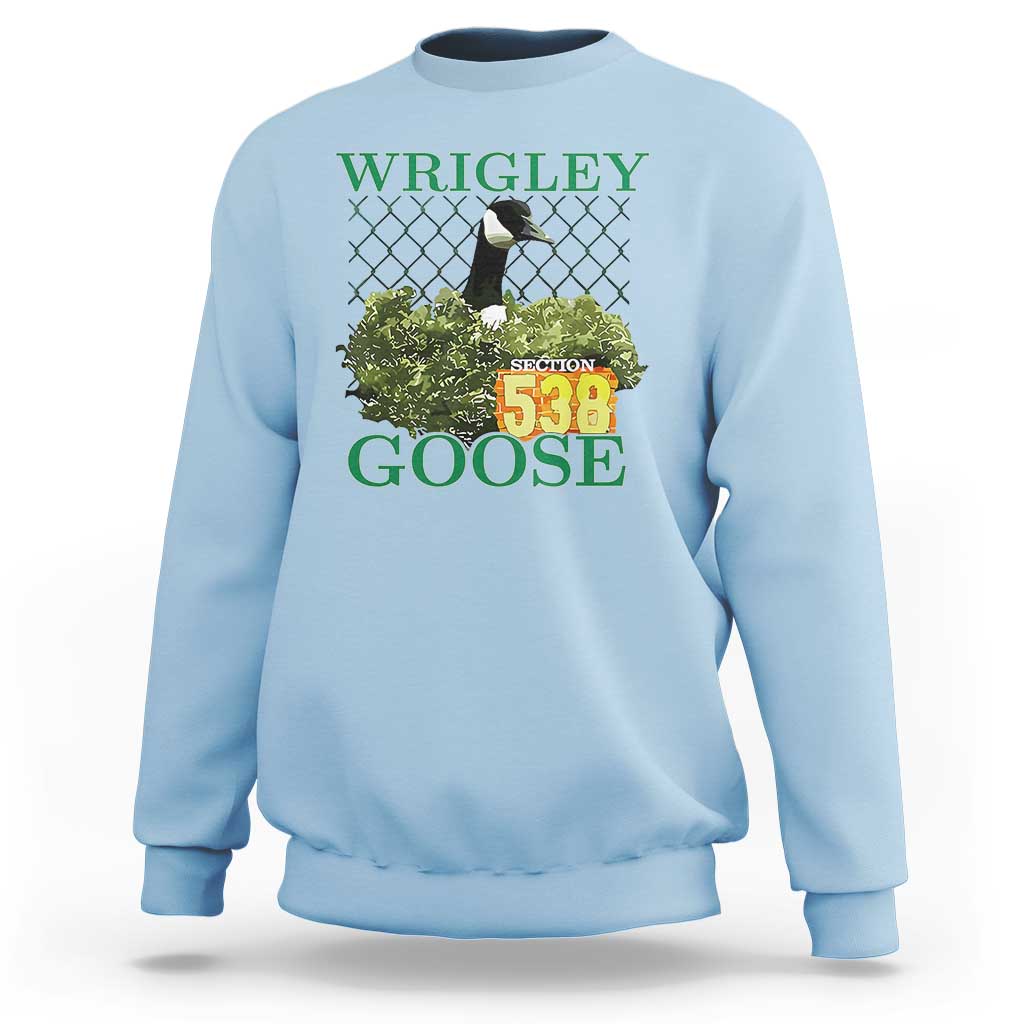 Funny Wrigley Goose Sweatshirt Section 538 Chicago