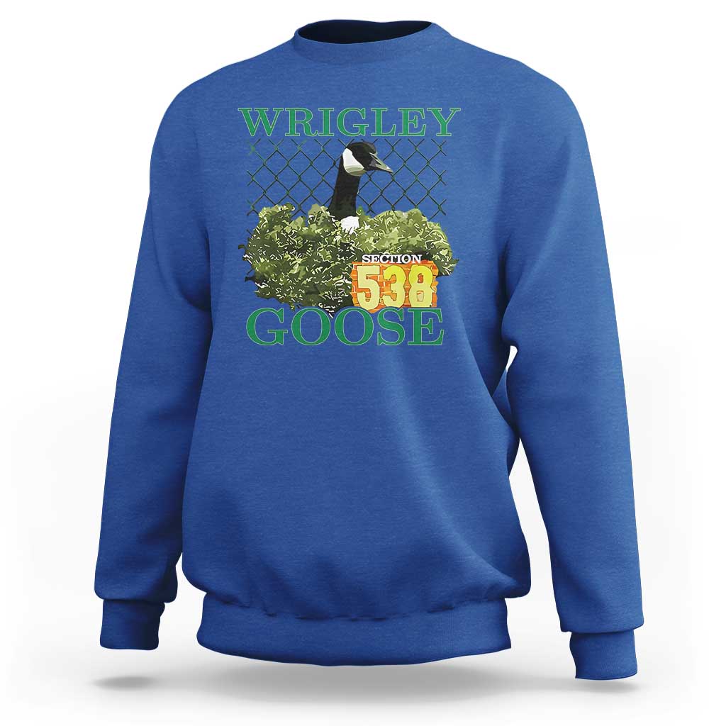 Funny Wrigley Goose Sweatshirt Section 538 Chicago