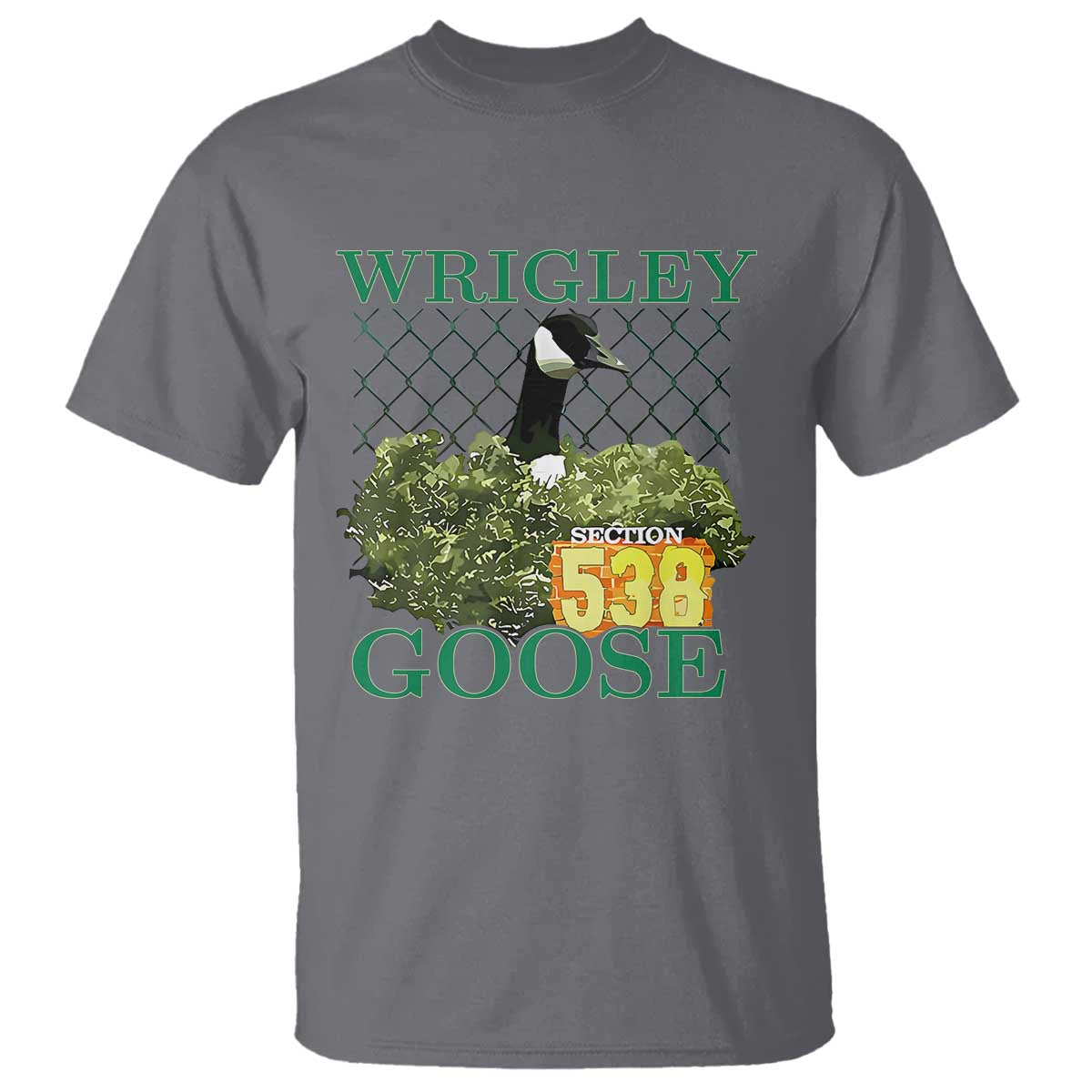 Funny Wrigley Goose T Shirt Section 538 Chicago