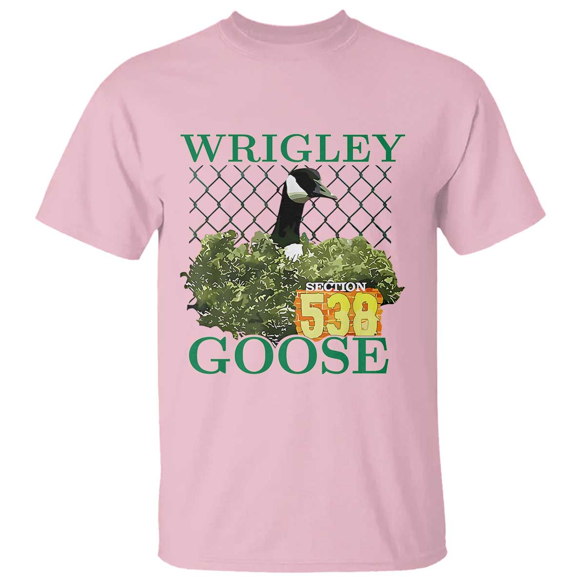 Funny Wrigley Goose T Shirt Section 538 Chicago
