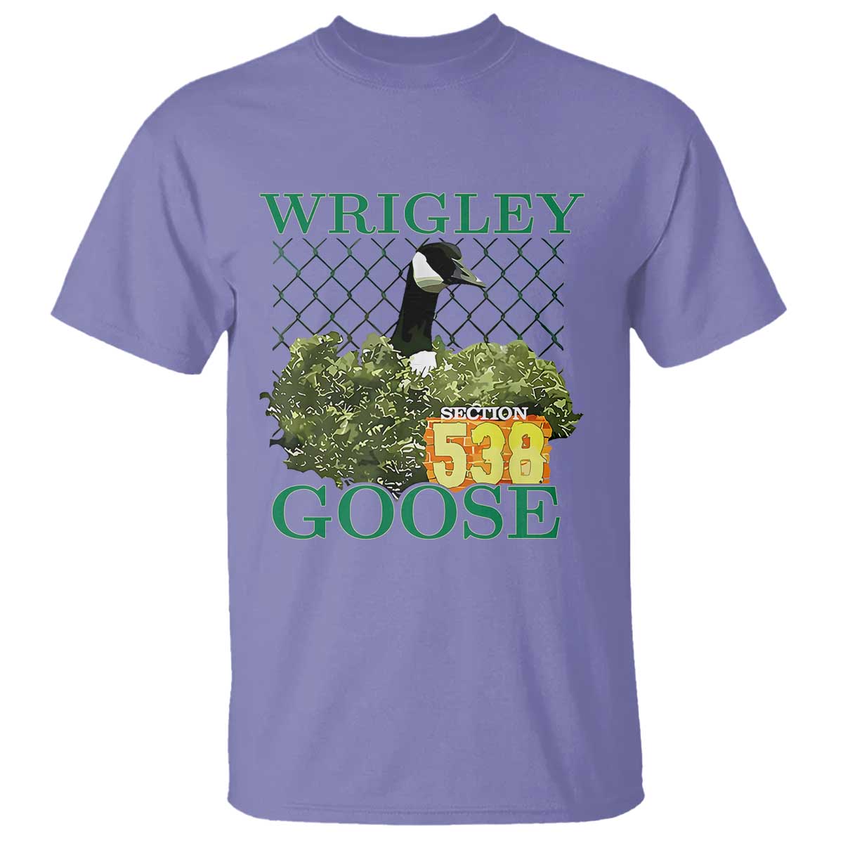 Funny Wrigley Goose T Shirt Section 538 Chicago