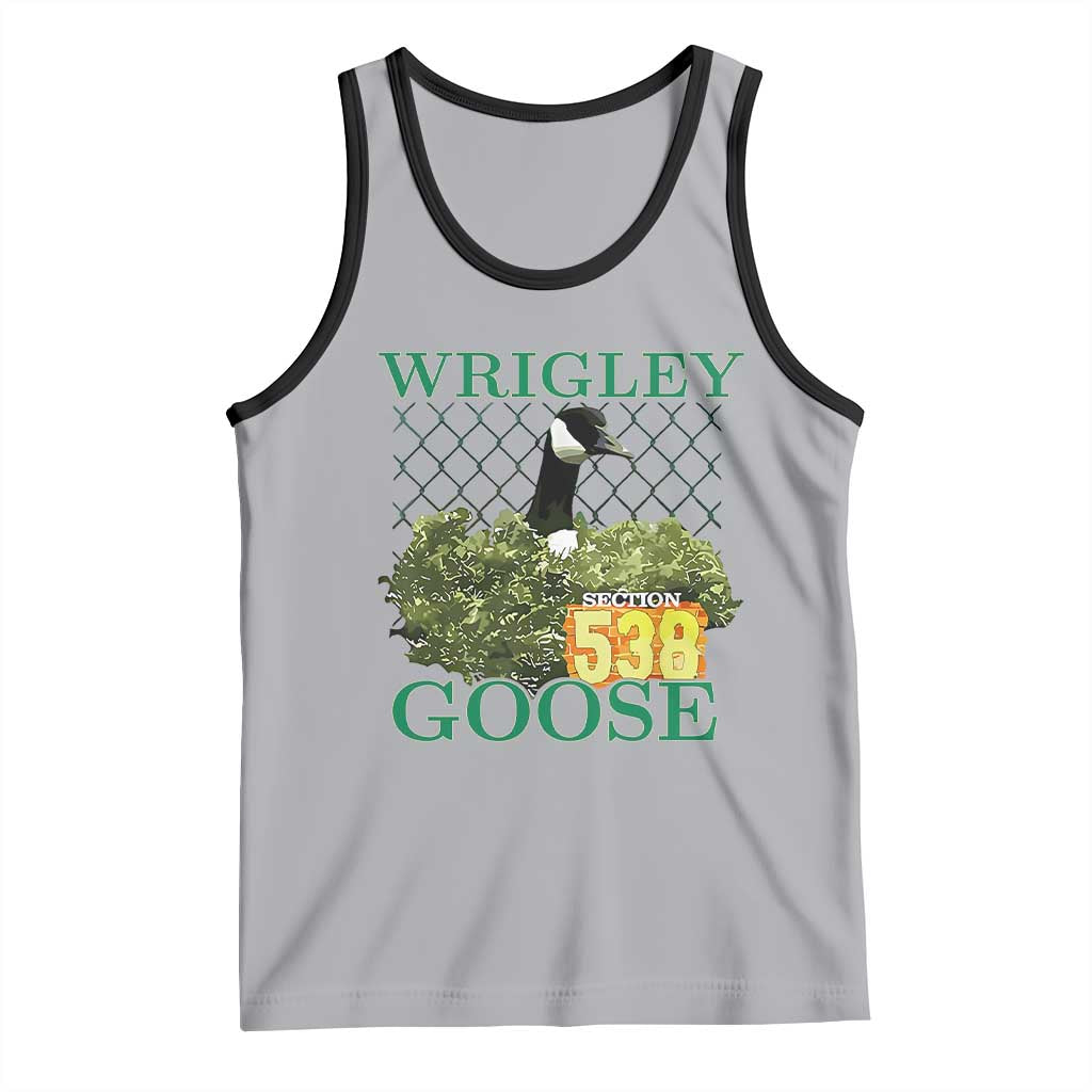 Funny Wrigley Goose Tank Top Section 538 Chicago