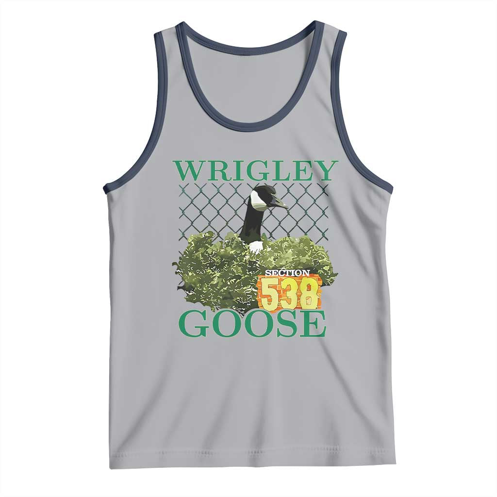 Funny Wrigley Goose Tank Top Section 538 Chicago
