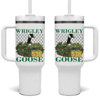 Funny Wrigley Goose Tumbler With Handle Section 538 Chicago
