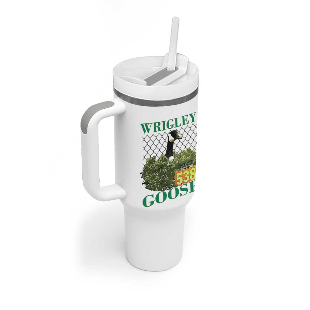 Funny Wrigley Goose Tumbler With Handle Section 538 Chicago
