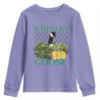 Funny Wrigley Goose Youth Sweatshirt Section 538 Chicago