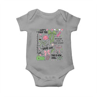 Lets Par-tee Coquette Golf Bows Baby Onesie Pink and Green Gear Girls Game Day Golfing Tradition