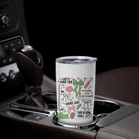 Lets Par-tee Coquette Golf Bows Tumbler Cup Pink and Green Gear Girls Game Day Golfing Tradition