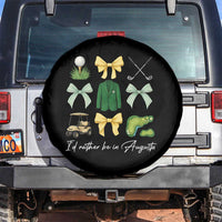 Funny Id Rather Be In Augusta Coquette Golfer Spare Tire Cover Georgia Golf Traditions Golfing Fan Aesthetic