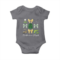 Funny Id Rather Be In Augusta Coquette Golfer Baby Onesie Georgia Golf Traditions Golfing Fan Aesthetic