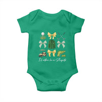 Funny Id Rather Be In Augusta Coquette Golfer Baby Onesie Georgia Golf Traditions Golfing Fan Aesthetic