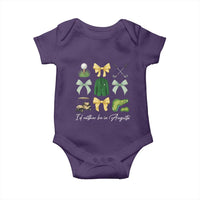 Funny Id Rather Be In Augusta Coquette Golfer Baby Onesie Georgia Golf Traditions Golfing Fan Aesthetic