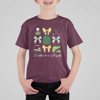 Funny Id Rather Be In Augusta Coquette Golfer T Shirt For Kid Georgia Golf Traditions Golfing Fan Aesthetic